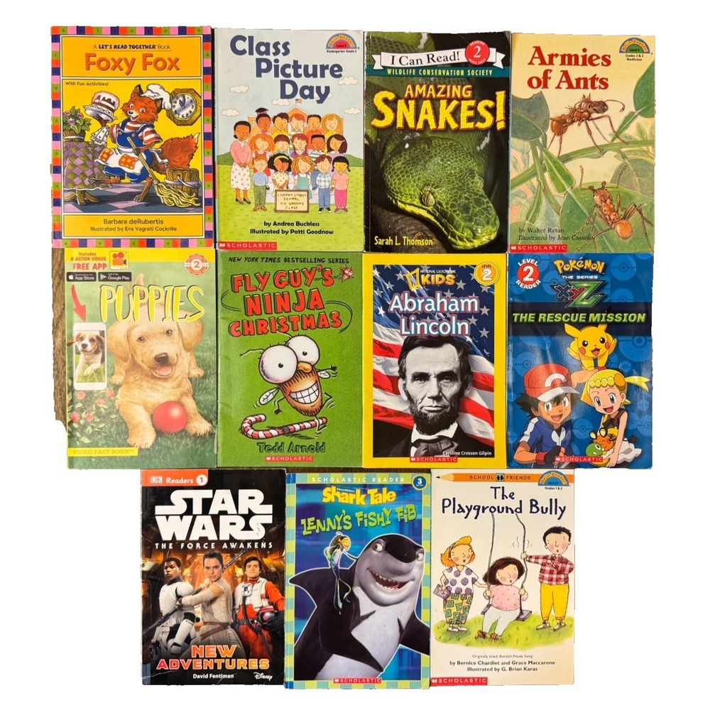 Easy Leveled Readers I Can Read Step Into Reading Level 2 3 Books Lot Boy Themed